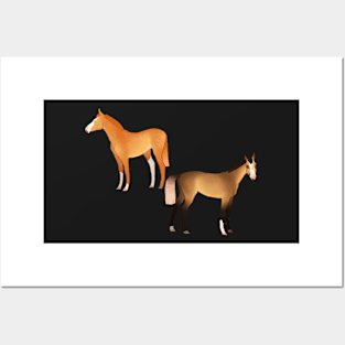 Two Horses Posters and Art